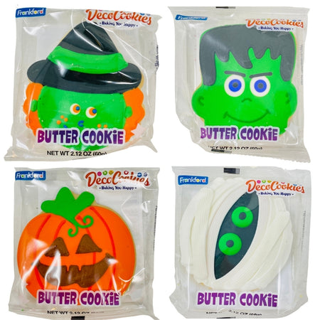Halloween Decorated Butter Cookies