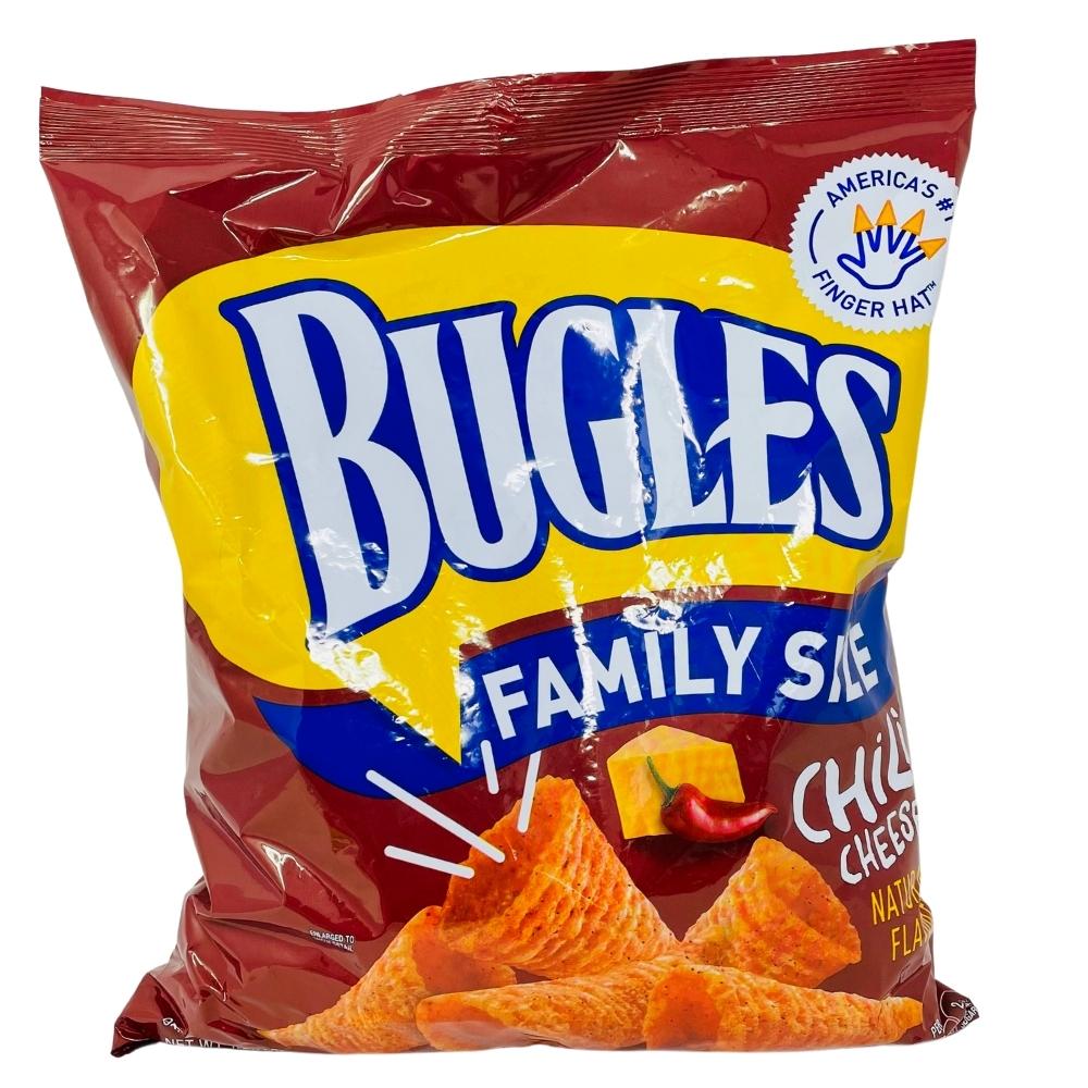 Bugles Snacks Chili Cheese Family Size 440g Candy Funhouse Candy