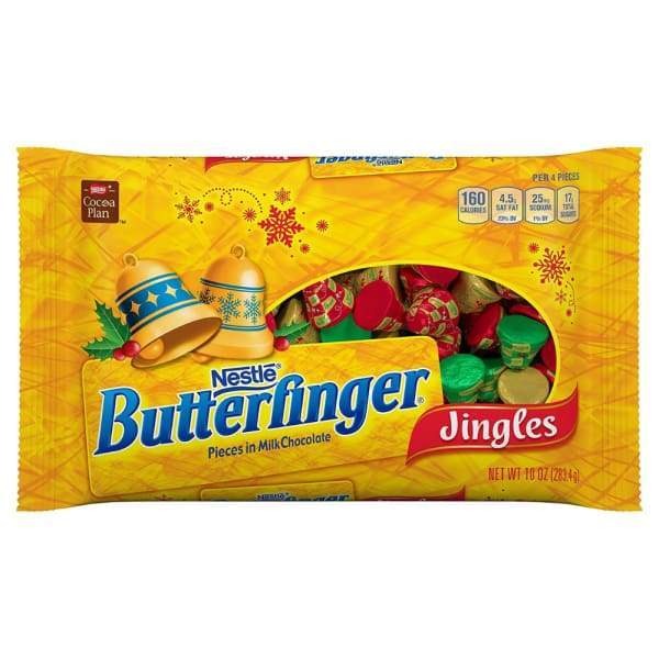 Butterfinger Jingles Nestle 320g - Christmas Candy Colour_Assorted Retro Type_Chocolate Type_Retro