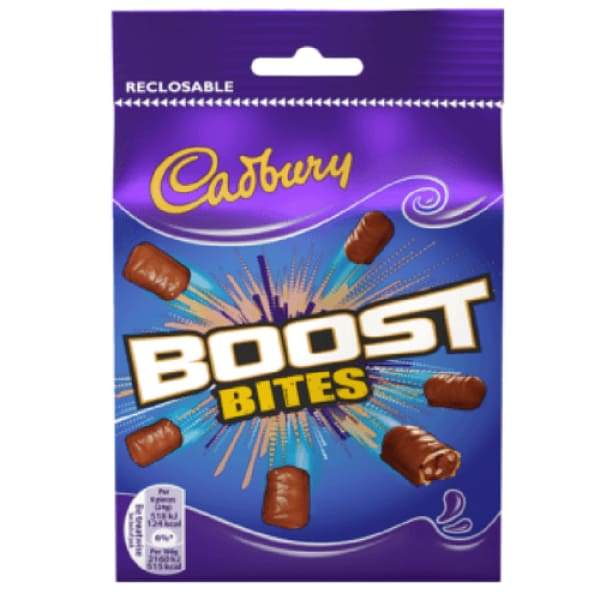 Cadbury Boost Bites-UK Cadbury 120g - 1980s British cadbury Caramel Chocolate
