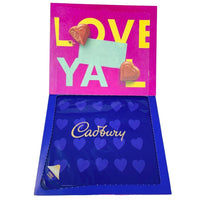 Cadbury Hazelnut Creme Hearts Chocolate Card UK - 114g