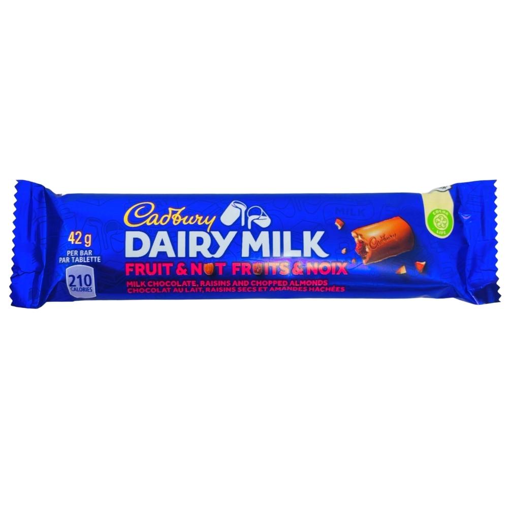 Cadbury Dairy Milk Fruit & Nut Chocolate Bar - 42g