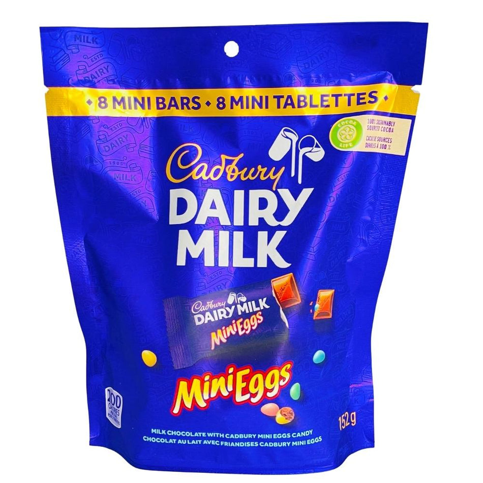 Cadbury Dairy Milk Mini Eggs Mini Bars 8ct - 152g