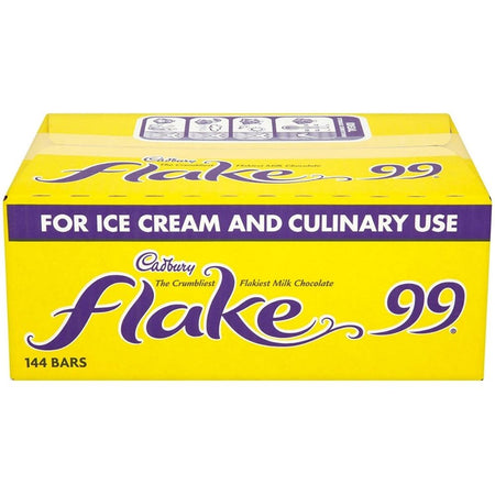 Cadbury Flake 99 UK  8.25g bars 144 pieces