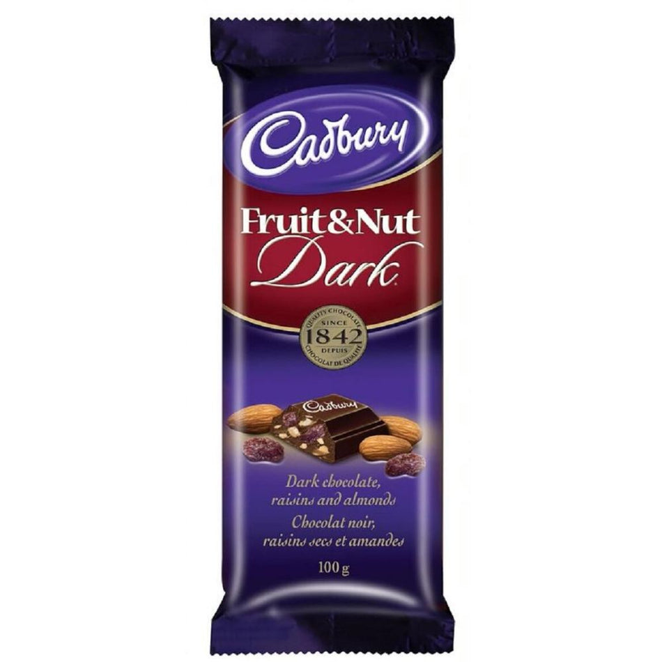 Cadbury Fruit & Nut Dark Chocolate Bars-100 g