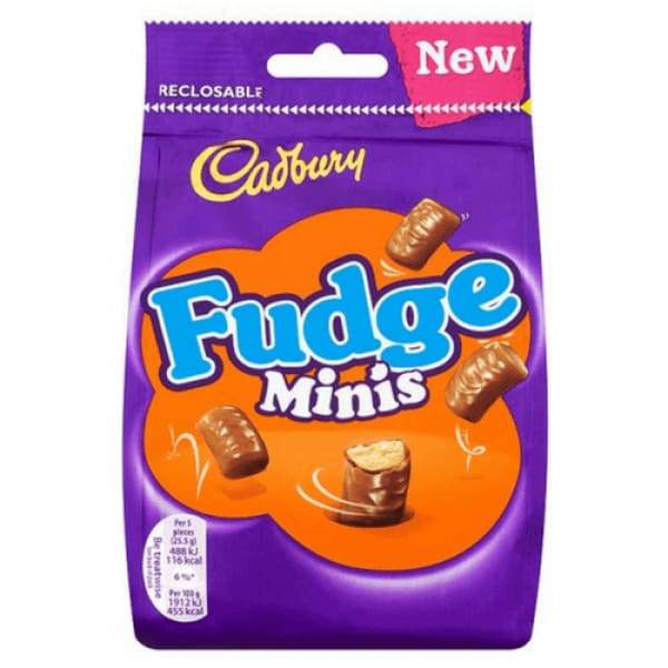 Cadbury Fudge Minis-UK Cadbury 130g - 1940s British cadbury Chocolate Era_1940s