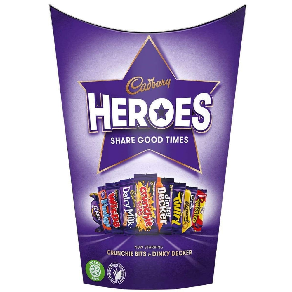 Cadbury Heroes Carton UK 185g - British Chocolate