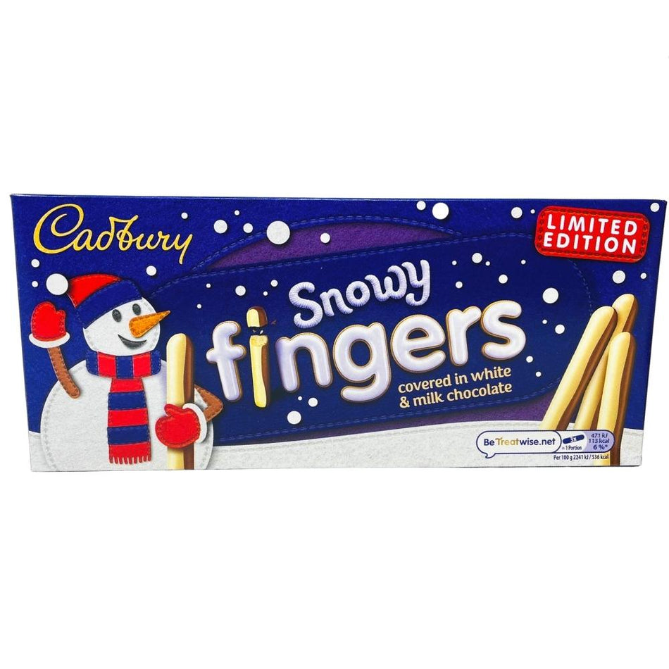 Cadbury Milk & White Chocolate Snowy Fingers - 115g