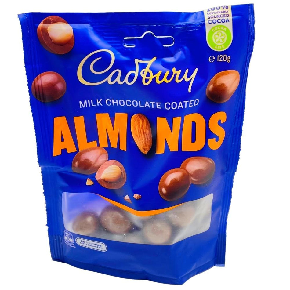 Australian Cadbury Milk Chocolate Almonds - 120g