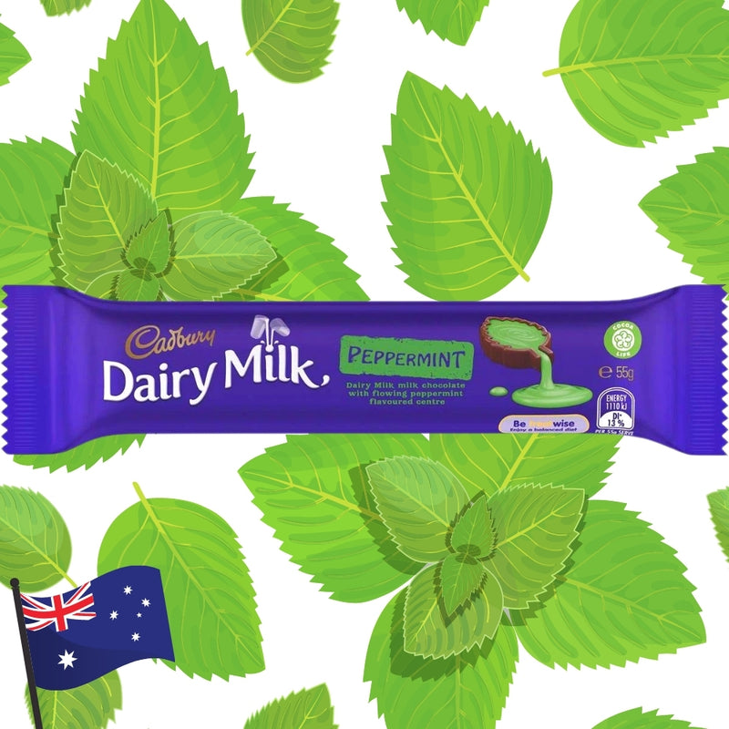 Australian Cadbury Peppermint Chocolate - 55g