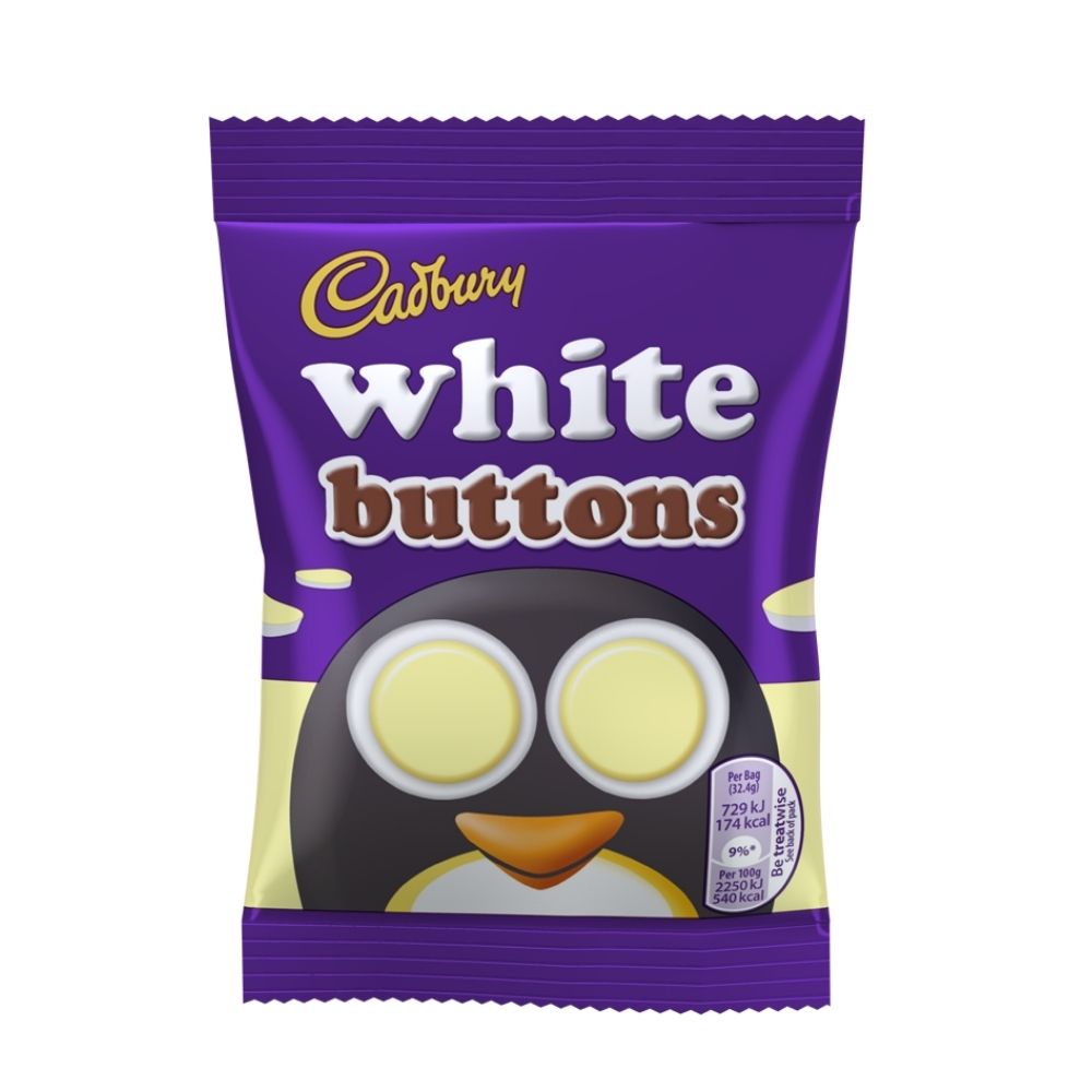 Cadbury White Buttons UK - 32 g