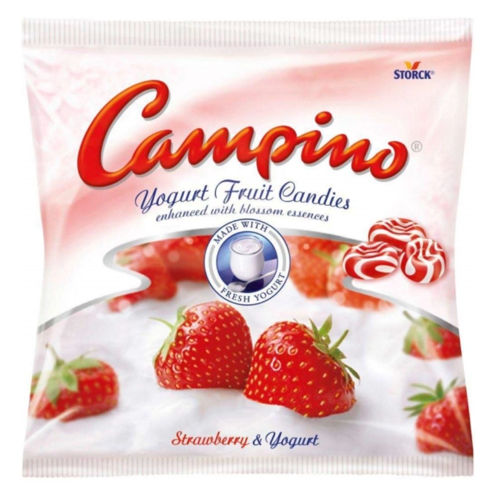 Campino Yogourt & Fruit Candy-Strawberry - 120 g