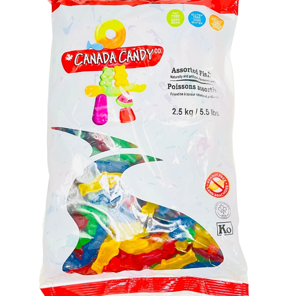Swirly Gummy Fish Candy: 2KG Bag