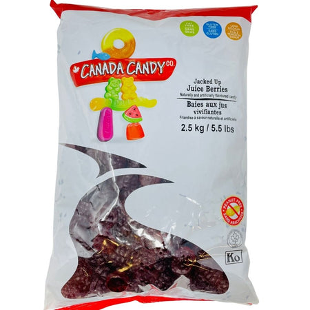 Canada Candy Co Jacked Up Juice Berries Bulk Gummies 2.5 kg Candy Funhouse Online Candy Shop