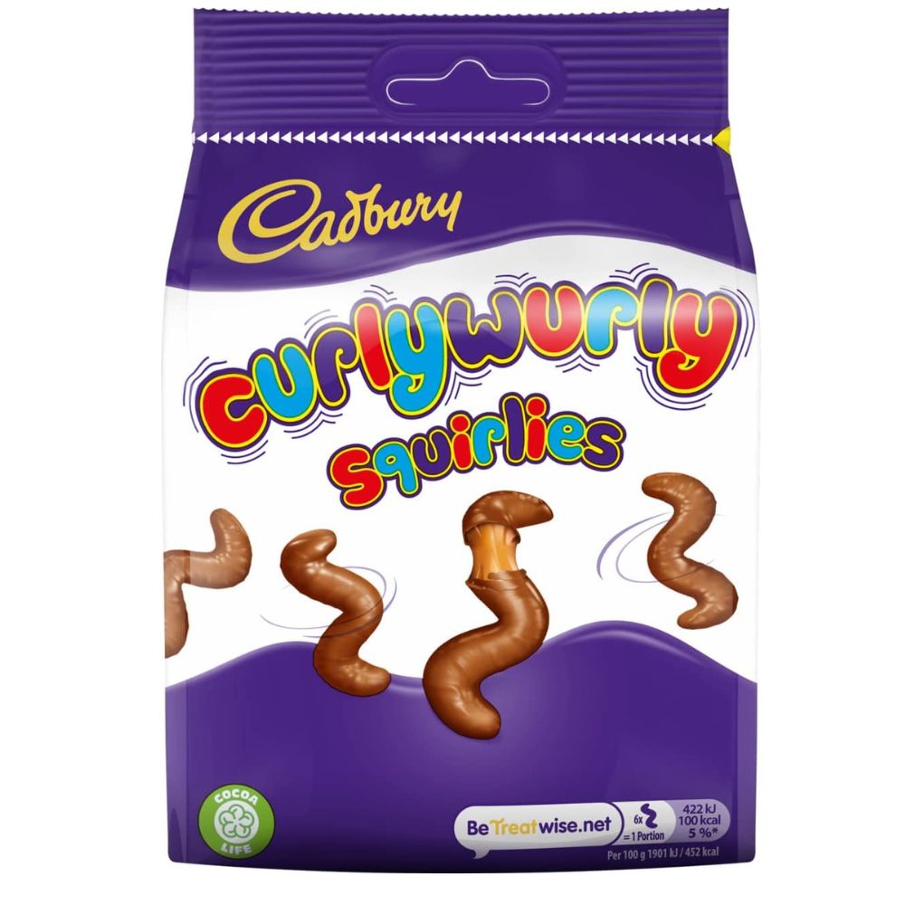 Cadbury Curly Wurly Squirlies UK 110g