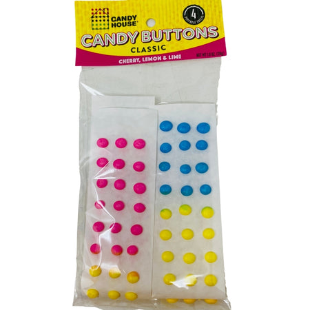 Candy House Candy Buttons 4 Sheets - 28g