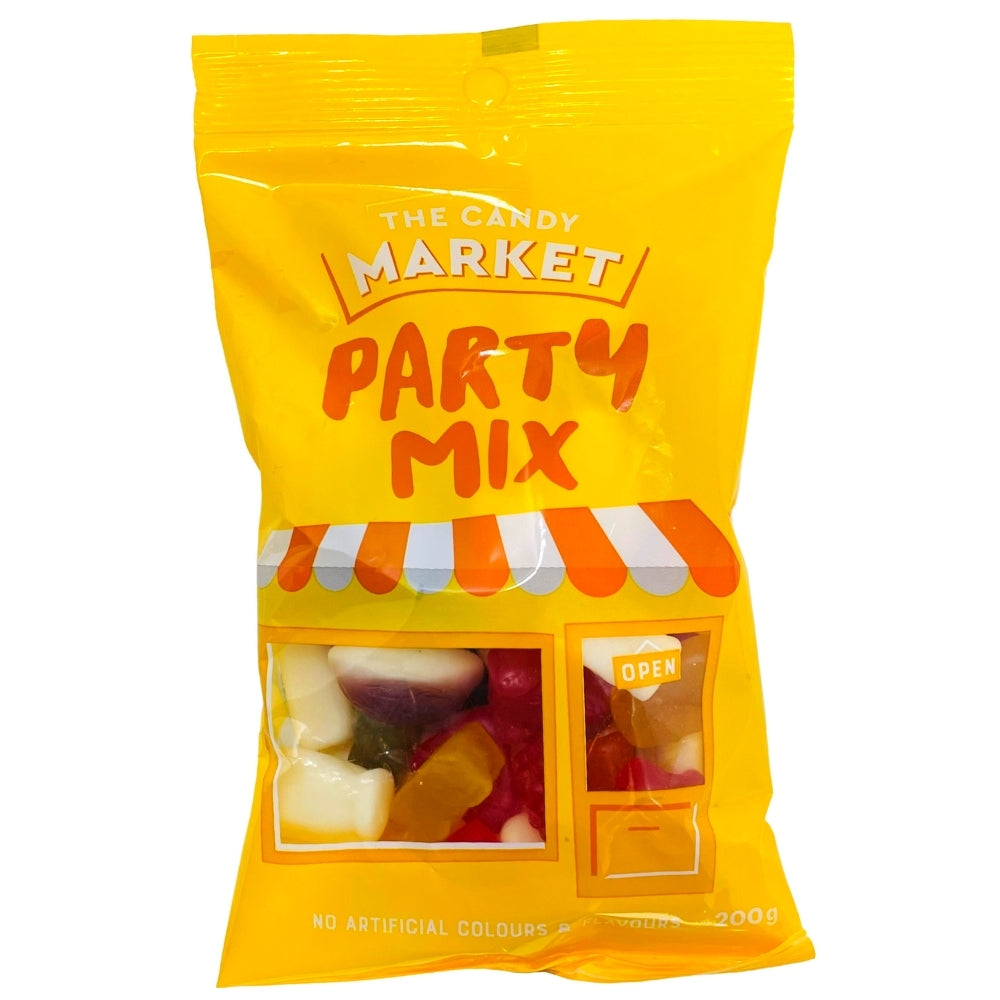 Candy Market Party Mix - 200g (Aus) - Gummies - Gummy Candy - Australian Candy - Australian Gummy - Australian Gummies