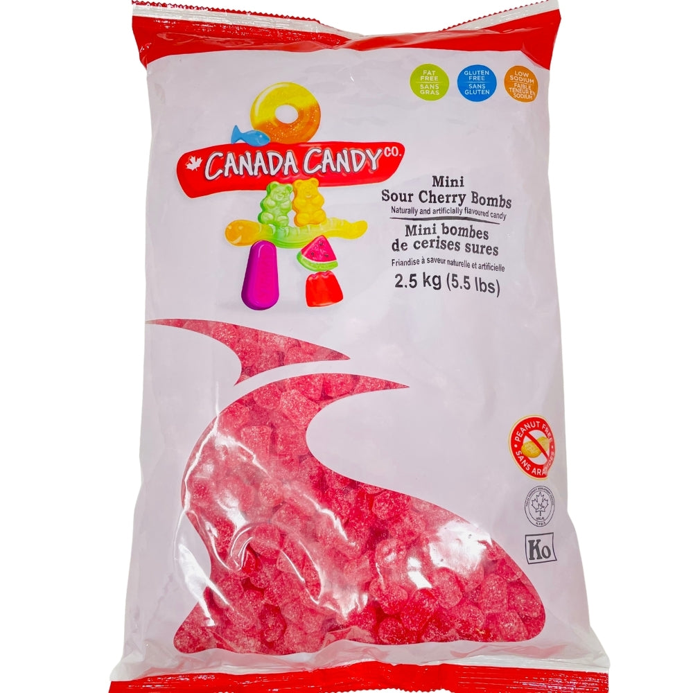 CCC Sour Mini Cherry Bombs Candy - 5.5lbs