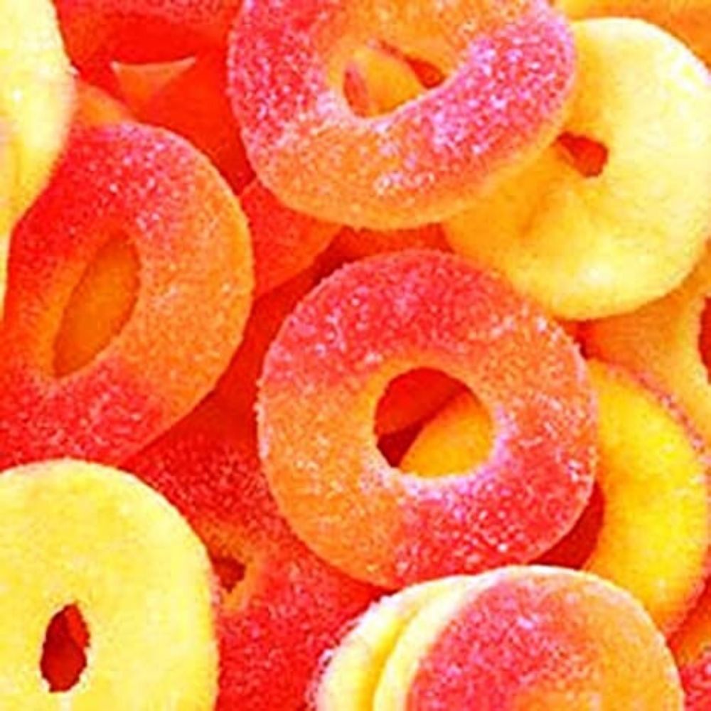 CCC Sweet Peach Rings Candy-Bulk Candies Halal
