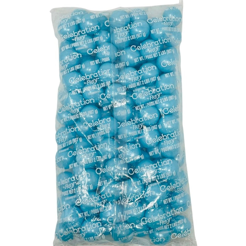 Celebration by Frey Sixlets 1" Gumball Powder Blue 907 g Candy Funhouse Online Candy Shop