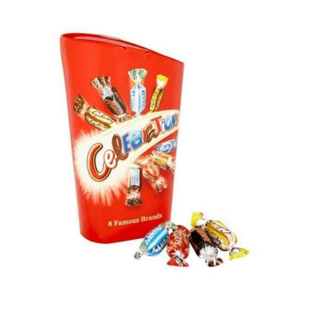 Celebrations 8 Famous Brands - UK Mars 400g - British Christmas Candy Colour_Red Origin_British Sweet Deal