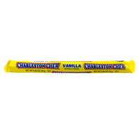 Charleston Chew Vanilla 18g Individual - Charleston Chew Vanilla Lines, Chewy nougat candy, Vanilla-flavoured candy strips, Rich chocolate coating, Nostalgic candy experience, Classic vanilla chew, Indulgent candy treat, Fun twist on candy classics, Chewy and delicious, Vanilla joy in every bite - Charleston Chew - Nougat Candy - Nougat Chocolate