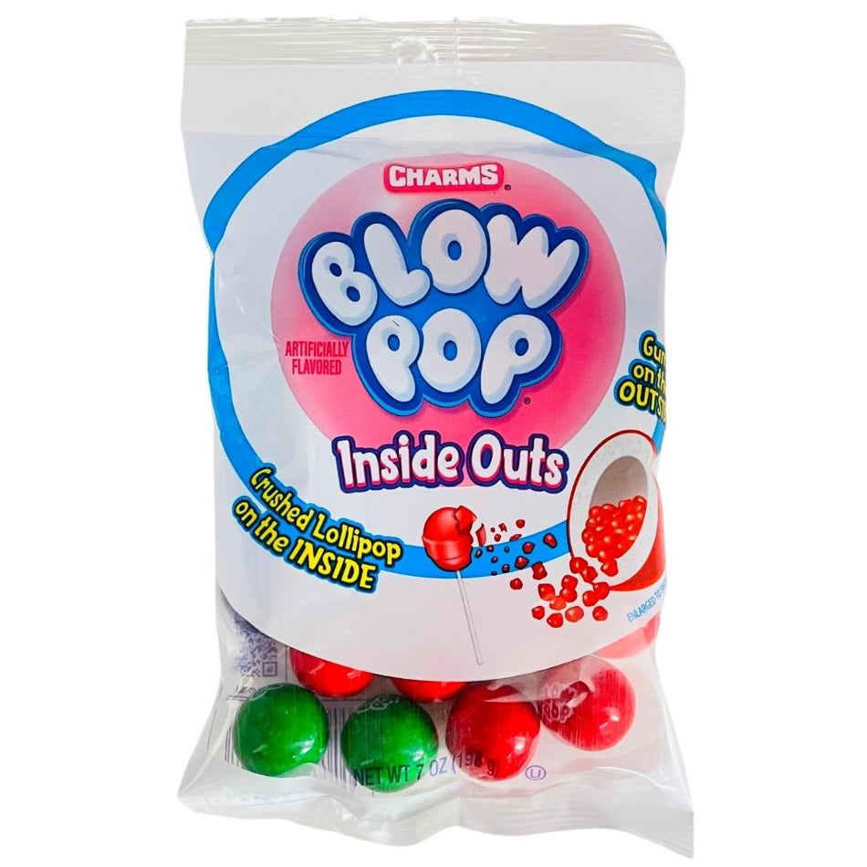 Charms Blow Pop Inside Outs Gumballs - 7oz