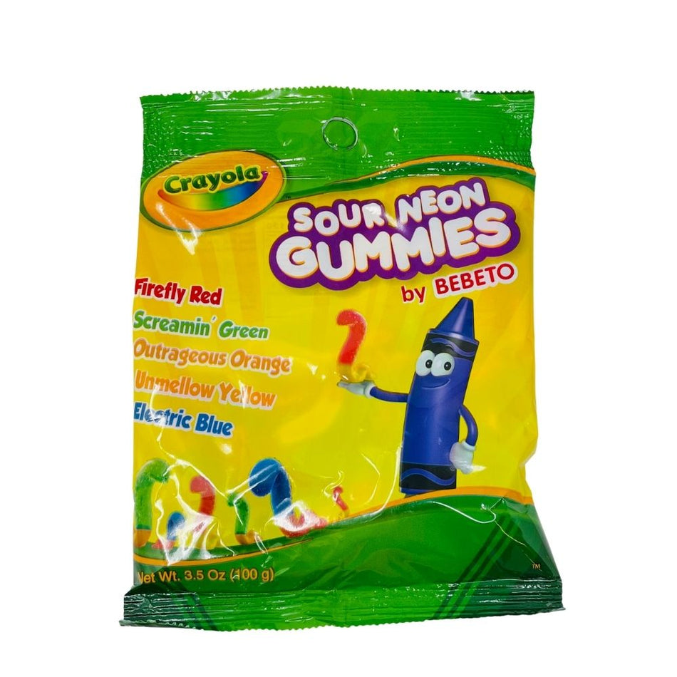 Crayola Sour Neon Gummies - 3.5oz