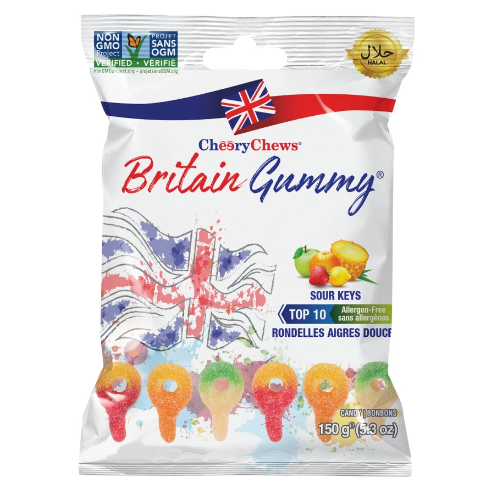 Britain Gummy Sour Keys - 150g