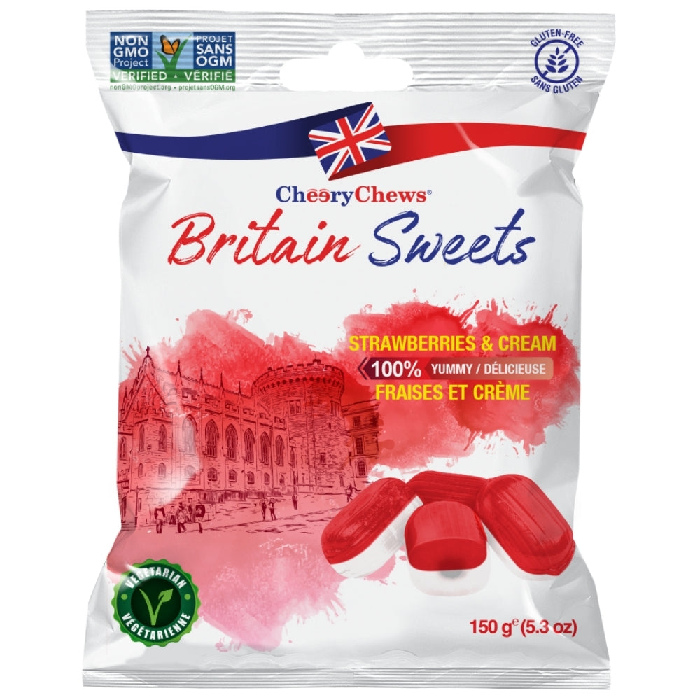 Britain Sweets Strawberries & Cream - 120g
