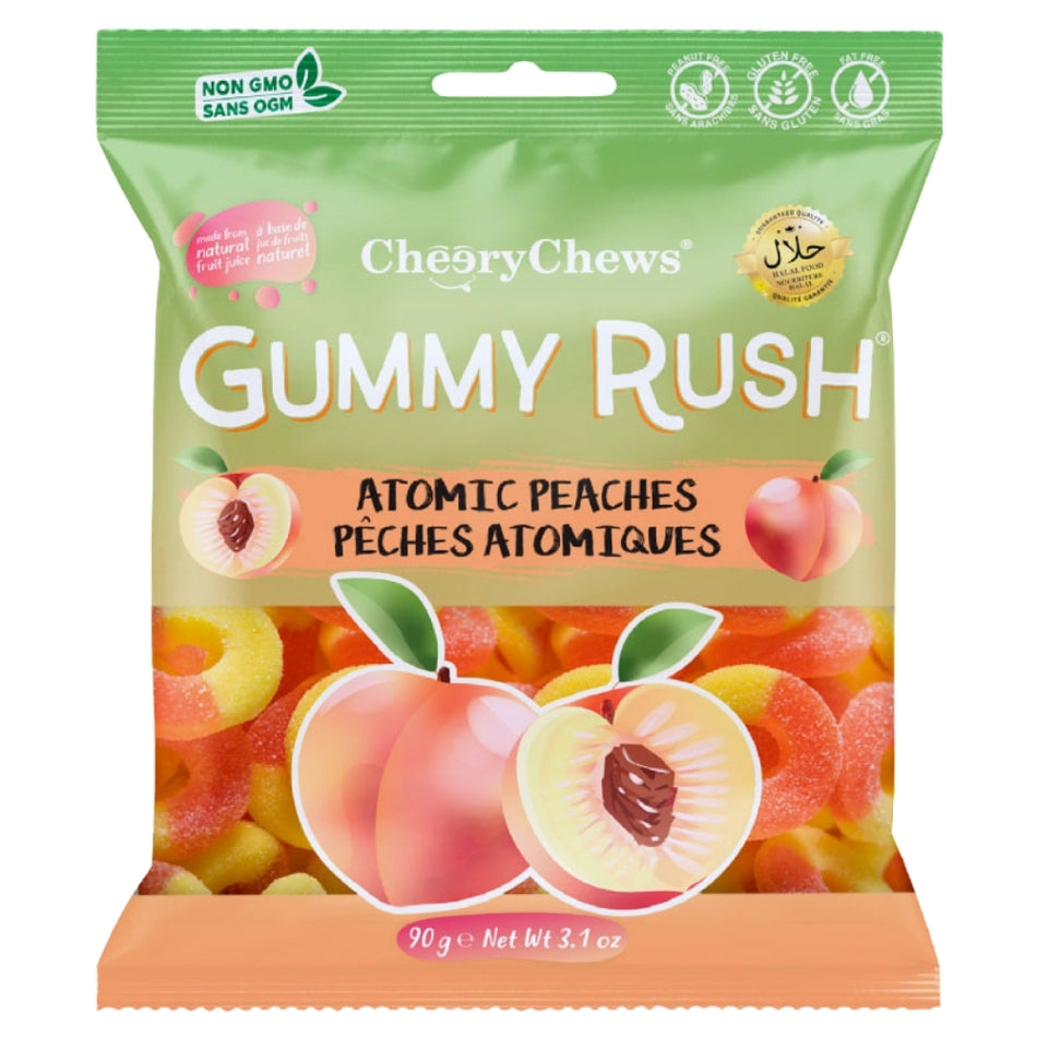 Gummy Rush Atomic Peaches - 90g
