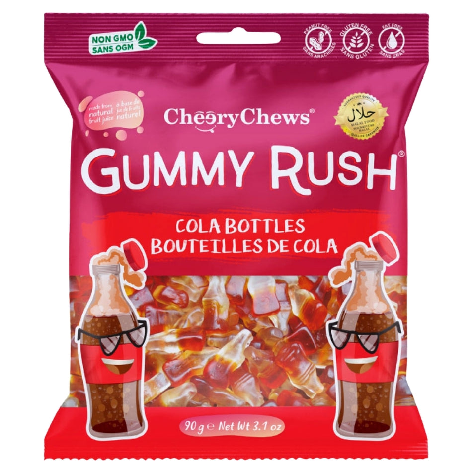 Gummy Rush Cola Bottles - 90g