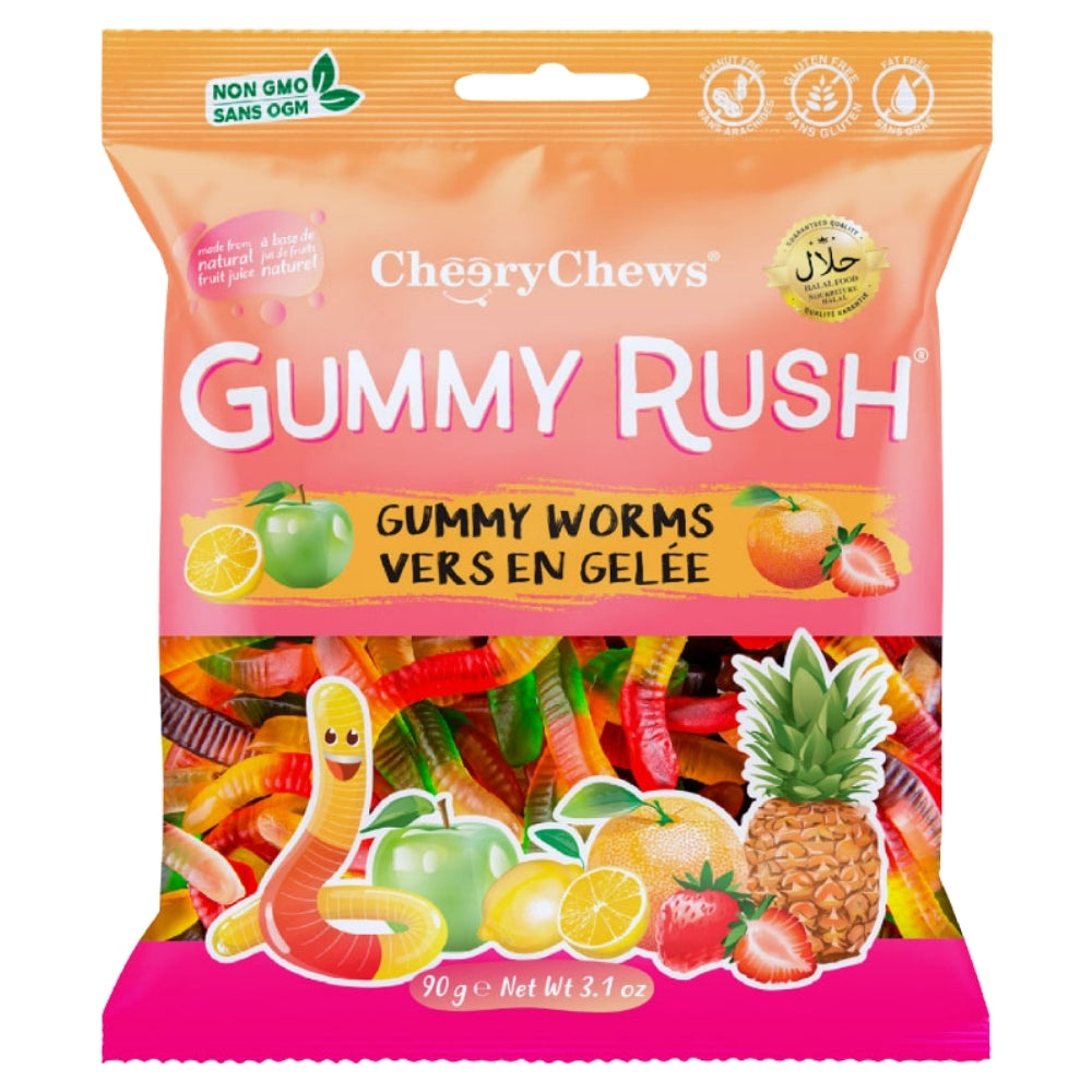 Gummy Rush Gummy Worms - 90g