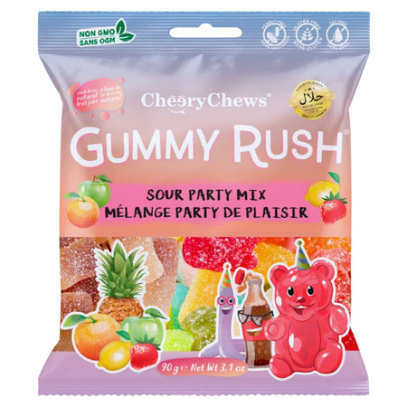Gummy Rush Sour Party Mix - 90g