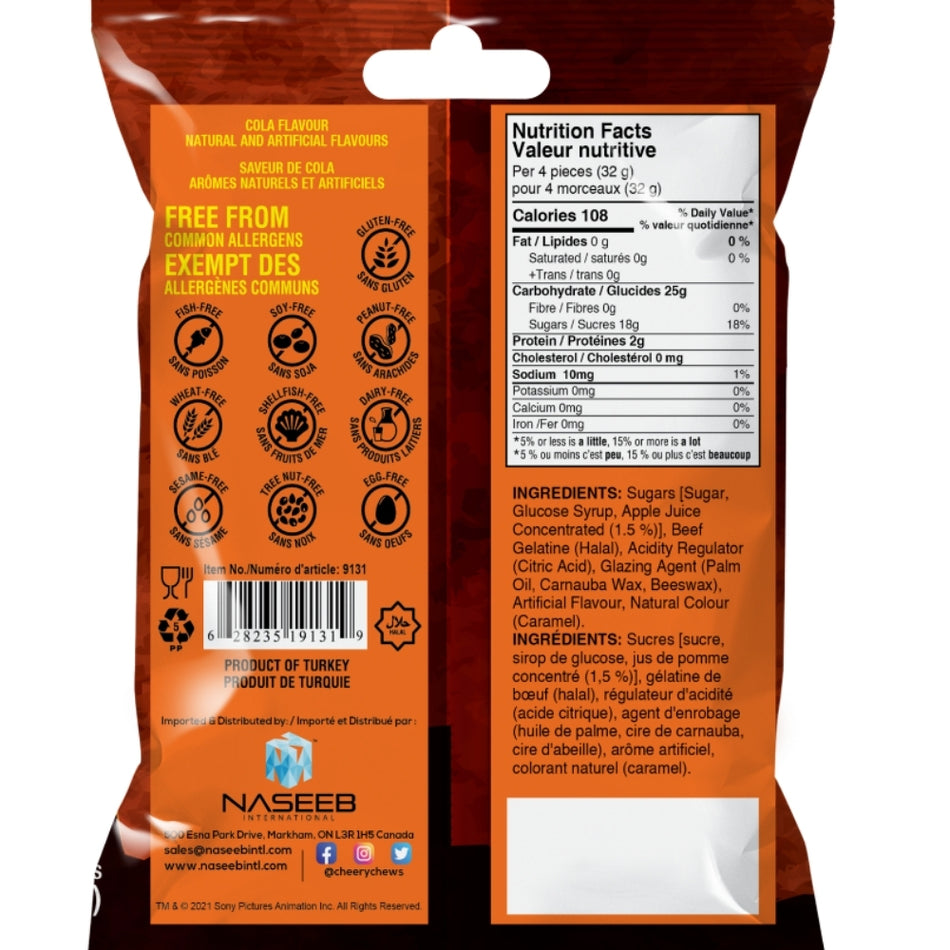 Hotel Transylvania Cola Bats 127g Back