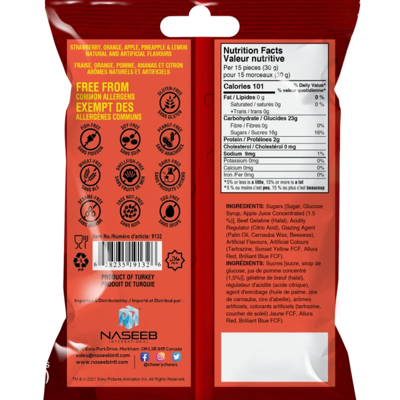 Hotel Transylvania Gummy Bears  127g Back