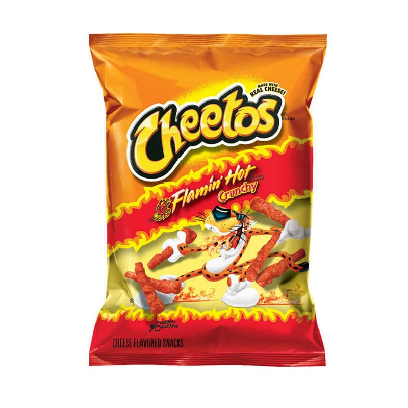Cheetos Flamin' Hot Crunchy Cheese Snacks-2 oz.