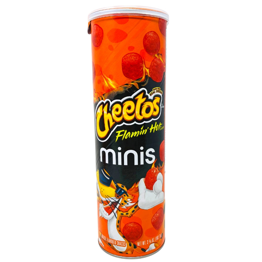 Cheetos Flamin Hot Minis Canister | Candy Funhouse – Candy Funhouse CA