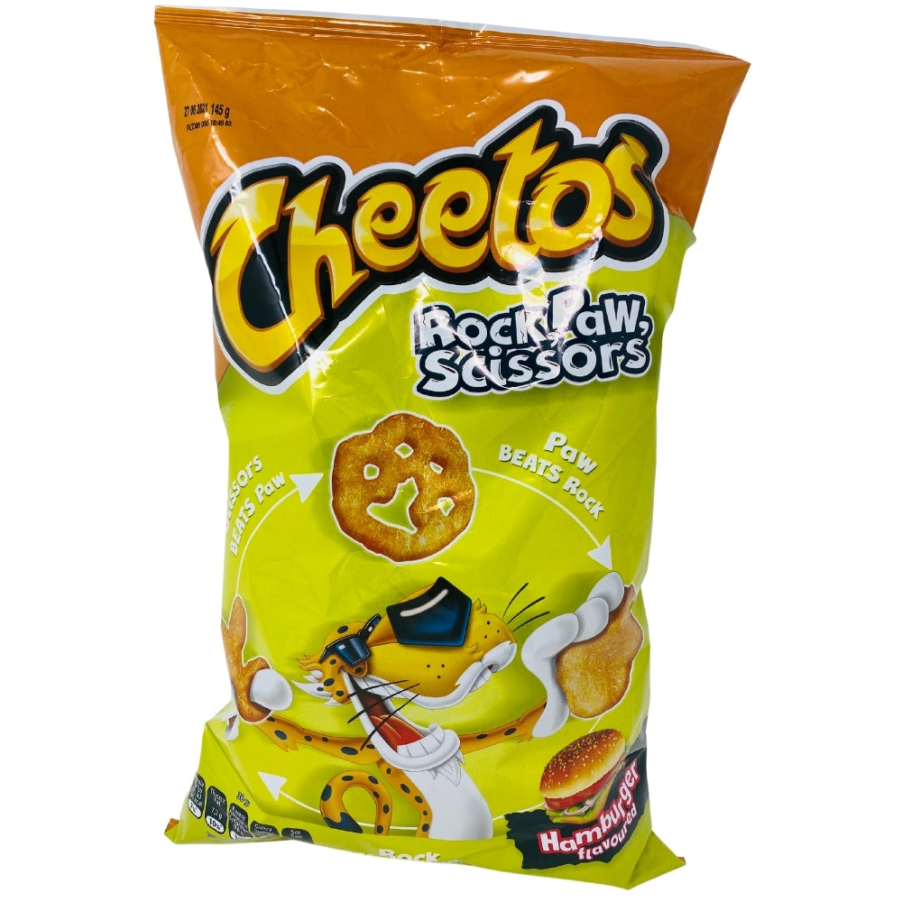 Cheets Rocks Cheetos Rock, Paw, Scissors Hamburger - 145g | Candy Funhouse – Candy ...