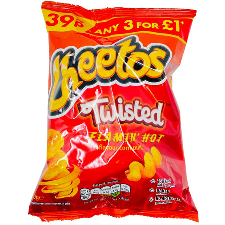 Cheetos Twisted Flamin' Hot Puffs 30g