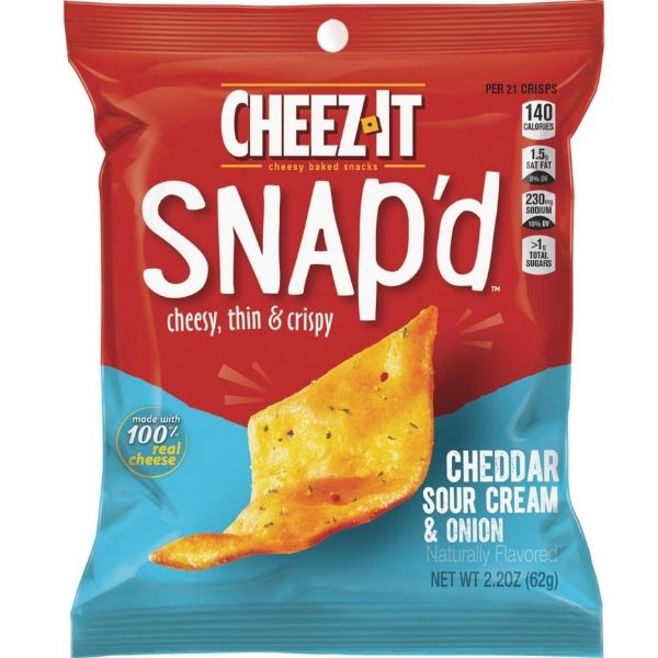 Cheez-It Snap'd Chedder Sour Cream and Onion - 2.2oz Candy Funhouse Canada