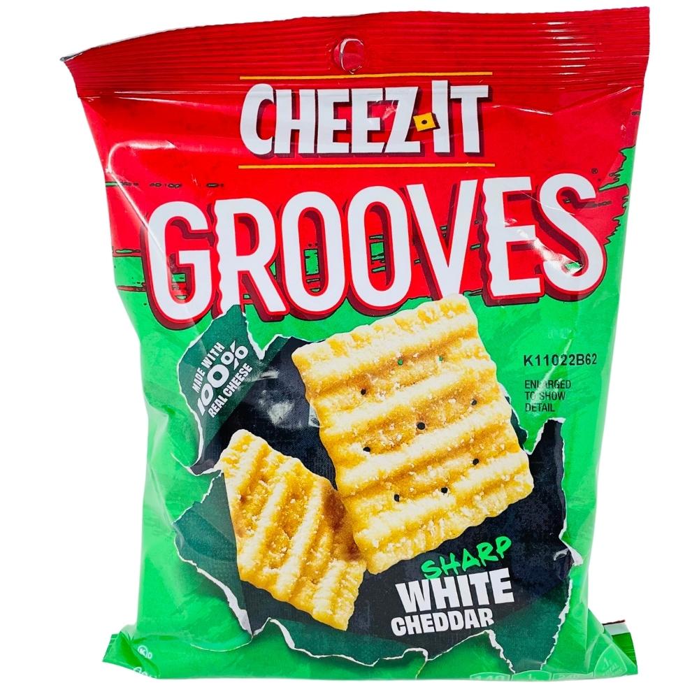 Cheez-It Grooves Sharp White Cheddar - 3.25oz