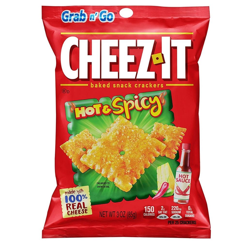 Cheez-It Hot & Spicy Crackers-3 oz. | Candy Funhouse