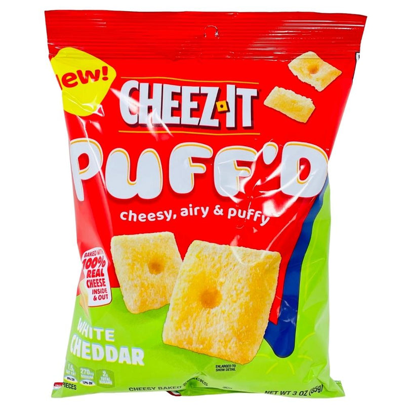 CheezIt Puff'd White Cheddar 3oz Candy Funhouse