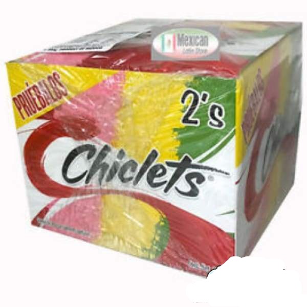 Chiclets Gum Pruebalos Assorted-100 Count Adams 325g - Bubble Gum bubblegum Gum Mexican New Candy