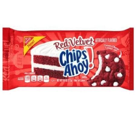 Chips Ahoy! Red Velvet Cookies Nabisco 272g - Chips! Ahoy Cookie Cookies snack Snacks