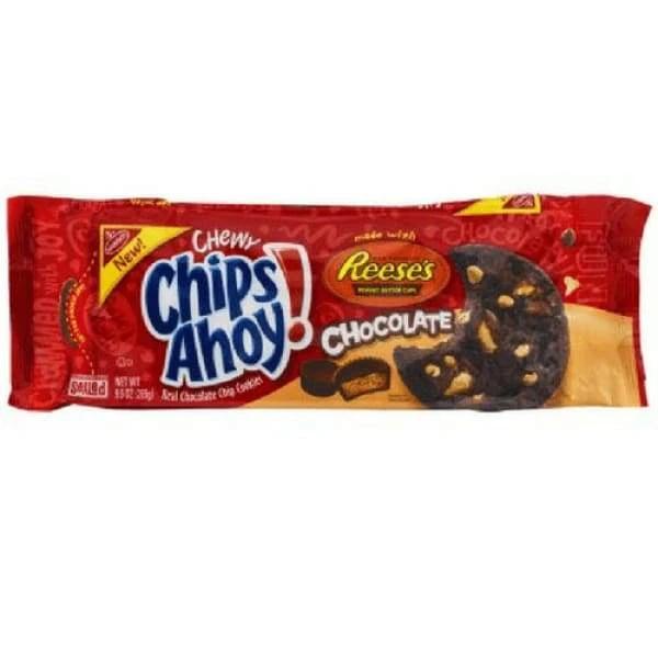 Chips Ahoy! Reeses Chewy Chocolate Chip Cookies Nabisco 300g - Chips! Ahoy Cookie Cookies Reese Reeses