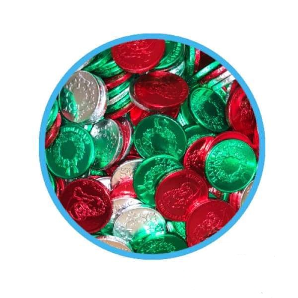 Christmas Coins Premium Chocolate Thompson Chocolate 0.6lb - Bulk Chocolate Christmas Candy Sweet Deal Type_Chocolate