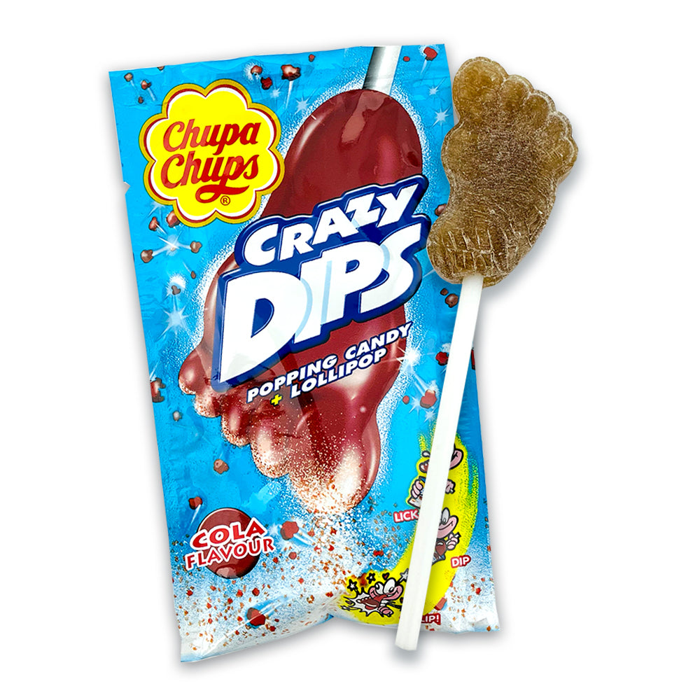 Chupa Chups Dips Crazy Cola Lollipops - 14g