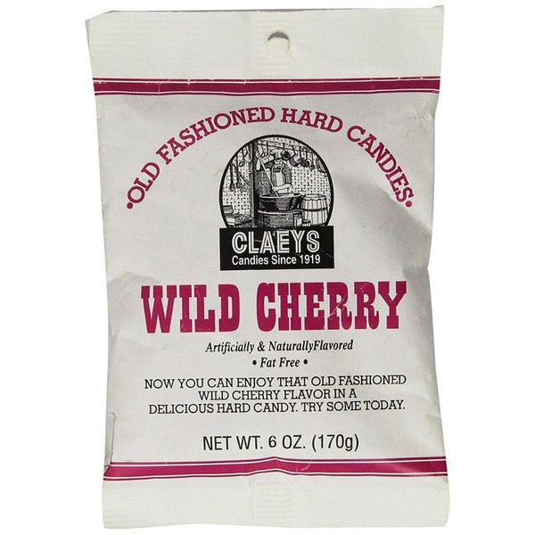 Claeys Wild Cherry Old Fashioned Hard Candies